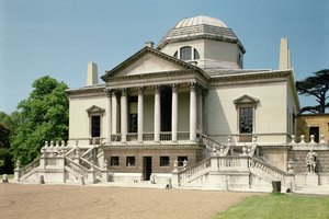 Chiswick House, Exterieur van de oostkant, Londen, VK, 1725-29