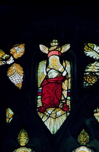 Christus toont de vijf wonden door Unbekannt Unbekannt