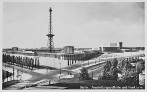 Tentoonstellingshallen en Uitzendingstoren, Charlottenburg, Berlijn, c.1930