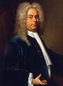 George Frideric Handel (detail) door Unbekannt Unbekannt