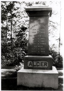 Graf van Horatio Alger in Natick, Massachusetts door Unbekannt Unbekannt