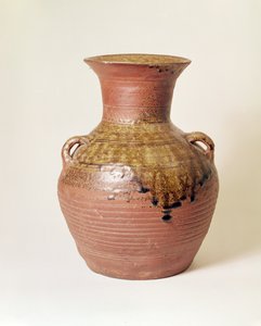 Pot uit de Han-dynastie (206 v.Chr.-220 n.Chr.). Proto porselein