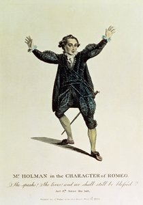 Mr. Holman in de rol van Romeo