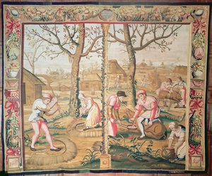 November en December, Mortlake wandtapijt door Poyntz door Unbekannt Unbekannt