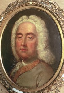 Portret van George Frederick Handel (1685-1759) door Unbekannt Unbekannt