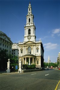 St. Mary-le-Strand, Londen door Unbekannt Unbekannt