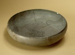 Terracotta beschilderd grijs aardewerk, Hastinapur, 800-400 v.Chr.