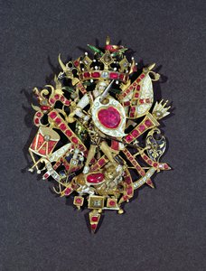 De Naseby Juweel, ter herdenking van de Slag bij Naseby in 1645 door Unbekannt Unbekannt