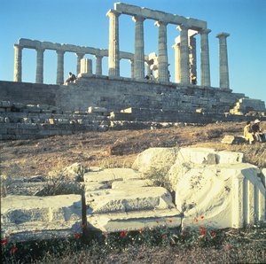 De Tempel van Poseidon, ca.430 v.Chr.