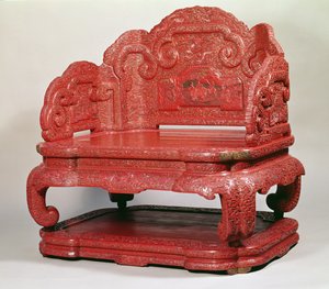 De troon van keizer Chien Lung (1736-95)