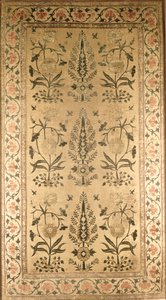 Fluwelen vloerkleed, Moghul, Shah Jahan periode, 1628-58