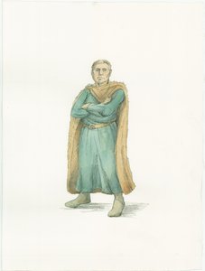 Een reconstructie illustratie van Hertog Willem van Normandië circa 1066 door Unbekannter Künstler