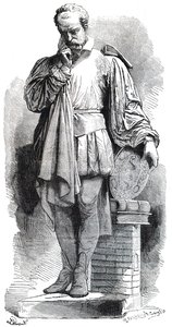 Een standbeeld van Bernard Palissy door Unbekannt