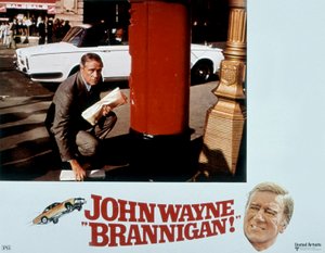 Affiche van de film Brannigan met John Wayne 1975 door Unbekannt
