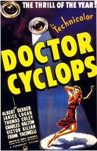 Affiche van de film Dr. Cyclops van Ernest Schoedsack met Albert Dekker 1940 door Unbekannt