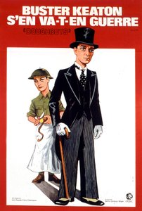 Affiche van de film Doughboys met Buster Keaton en Sally Eilers 1930 door Unbekannt