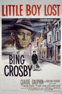 Affiche van de film Little Boy Lost met Bing Crosby en Claude Dauphin 1953 door Unbekannt