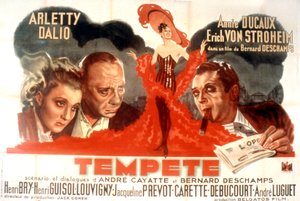 Affiche van de film Tempête door Unbekannt