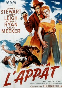 Affiche van de film The Naked Spur 1953 door Unbekannt
