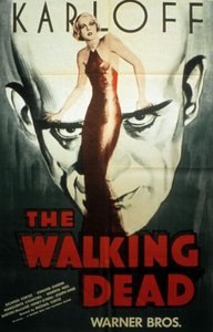 Affiche van de film The Walking Dead van Michael Curtiz met Boris Karloff 1936