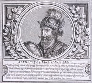 Afonso III van Portugal (litho) door Unbekannt