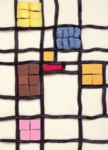 Allsorts 1 (naar Mondriaan) 2003 door Unbekannter Künstler