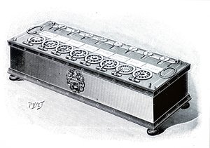 Een rekenmachine ontworpen door Blaise Pascal