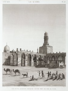 Een oude moskee bij Bab el-Nasr, Caïro, Egypte, ca. 1798 door Unbekannt