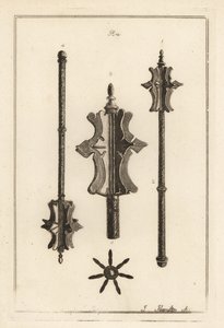 Oude ijzeren knots in de collectie van Gustavus Brander door Unbekannt