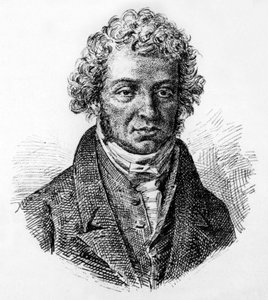 Andre Marie Ampere 19e eeuw (gravure)