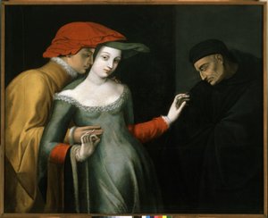 Anoniem schilderij uit de 16e eeuw, Musee Granet, Aix en Provence door Unbekannter Künstler
