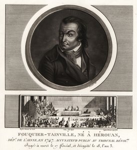 Antoine Quentin Fouquier-Tainville, Openbaar Aanklager, Revolutionair Tribunaal, onthoofd 1795 door Unbekannt