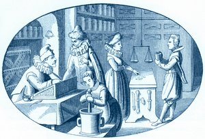 Apotheek door Unbekannter Künstler