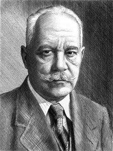 Arnold Sommerfeld, Duitse natuurkundige, ca. 1910-1920 door Unbekannt