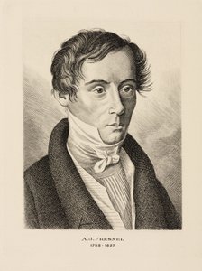 Augustin Jean Fresnel, Franse natuurkundige, ca. 1825