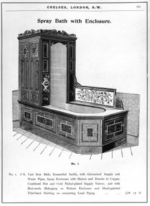 Baignoire de pulverisation met kabinet