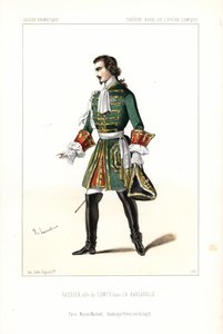 Basbariton Edouard Gassier in de rol van de Graaf in Auber