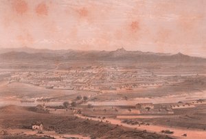 Vogelvlucht van Alessandria, Piëmont