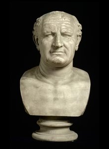 Buste van keizer Vespasianus (Titus Flavius Vespasianus) (9-79) door Unbekannt