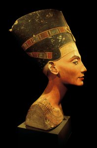 Buste van de Egyptische koningin Nefertiti