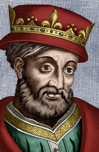 Caribert 1e (521-567) Koning van Parijs in 561-567 (Merovingisch), zoon van Clotaire 1e door Unbekannter Künstler