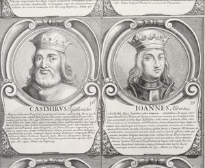 Casimir IV Jagiellon, en Jan I Olbracht, nr. 38 en 39 uit 