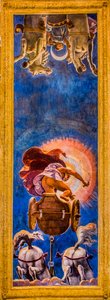 Plafondschildering van de Kamer van de Zon en de Maan, Francesco Primaticcio door Unbekannter Künstler