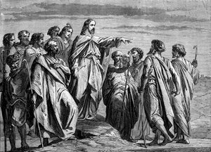 Christus zendt de apostelen uit - Bijbel