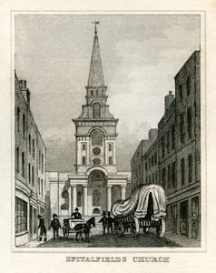 Christchurch Spitalfields door Unbekannt