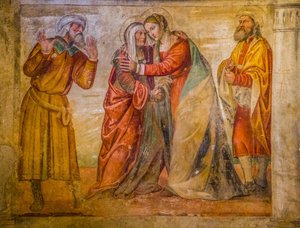 Kerk van San Salvatore, Brescia, Lombardije, Italië, Europa door Unbekannter Künstler