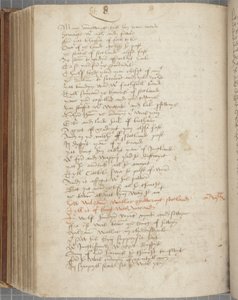 Kopie van de Kroniek van Andrew of Wyntoun, Fol 319 verso, ca. 1550 door Unbekannt