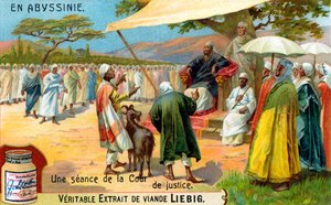 Rechtszaak in Ethiopië - illustratie