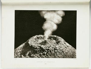 Krater van Vesuvius door Unbekannter Künstler