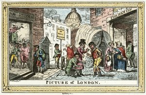 Cruikshank - Afbeelding van Londen door Unbekannter Künstler